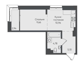 Продажа 1-ком. квартиры, 33.4 м2, Иркутская область