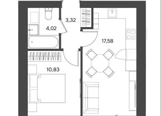 Продается 1-ком. квартира, 36.4 м2, Ульяновск, Заволжский район