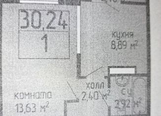 Продаю 1-ком. квартиру, 30 м2, Рязань, улица Чапаева, 57, Советский район