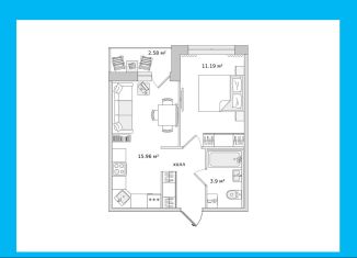 Продается 1-ком. квартира, 36.2 м2, Санкт-Петербург, Михайловская дорога, 16к3