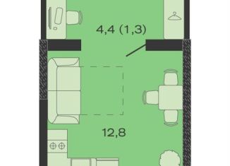 Продается квартира студия, 22.1 м2, Краснодарский край, ЖК Дзенпарк, 1/1