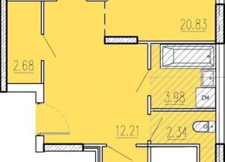 Продам 2-комнатную квартиру, 74.3 м2, Пензенская область, улица Студёный Кордон, 48