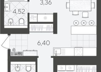 Продаю 3-ком. квартиру, 83.6 м2, Тюмень, улица Василия Малкова, 10