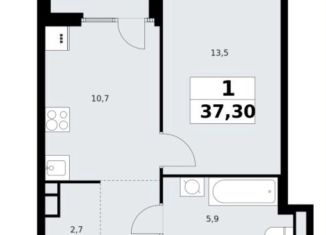 Продаю 1-ком. квартиру, 37.3 м2, Москва, район Сокол, улица Зорге, 25с2