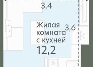 Продам квартиру студию, 18.4 м2, Новосибирская область, Спортивная улица, 37