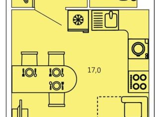 Продается квартира студия, 26.1 м2, посёлок Шушары, Старорусский проспект, 13к2, ЖК Ол Инклюзив