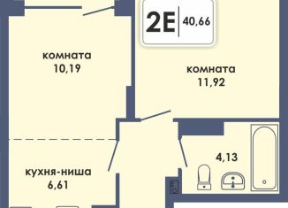 Продажа 2-комнатной квартиры, 40.7 м2, Пермь