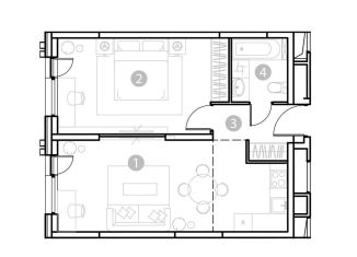 Продажа 2-комнатной квартиры, 49.9 м2, Москва