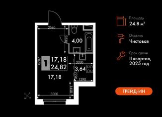 Продаю квартиру студию, 24.8 м2, Москва, жилой комплекс Движение. Говорово, к1, район Солнцево