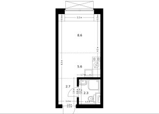 Продаю квартиру студию, 19.2 м2, Московская область, Заповедная улица, 9