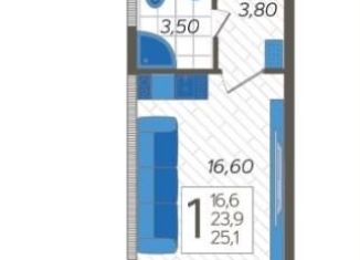 Продается квартира студия, 27.8 м2, Сочи, ЖК Летний, улица Искры, 88лит4