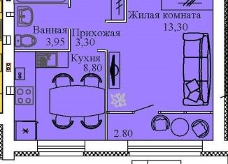 Продам 1-комнатную квартиру, 32.2 м2, Кохма