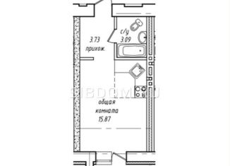 Продается квартира студия, 24.2 м2, Барнаул, Индустриальный район, улица Антона Петрова, 221Д/1