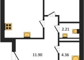 Продается двухкомнатная квартира, 67.8 м2, Павловск