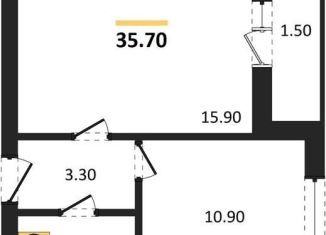 Продается 1-ком. квартира, 35.7 м2, Воронеж, Центральный район, улица Загоровского, 13к2