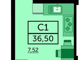 Продается квартира студия, 38.3 м2, Ростов-на-Дону, Ворошиловский проспект, 82/4