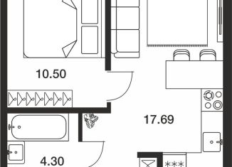 Продажа 1-ком. квартиры, 35.9 м2, 