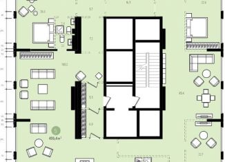 Пятикомнатная квартира на продажу, 479 м2, Новосибирск, Зыряновская улица, 51с