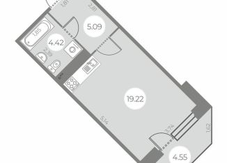 Продается квартира студия, 30 м2, Санкт-Петербург, Красносельский район, улица Маршала Захарова, 8