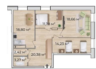 Продается 3-ком. квартира, 89.5 м2, Тверская область