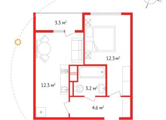 Продам 1-комнатную квартиру, 32 м2, Санкт-Петербург, муниципальный округ Невская Застава, Уездный проспект, 11