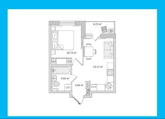 Продажа 1-ком. квартиры, 34.5 м2, Ленинградская область, Тихая улица, 3к2