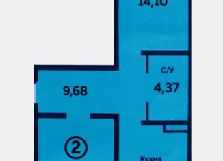 Продаю 2-ком. квартиру, 60 м2, Оренбургская область, улица Автомобилистов, 2Д