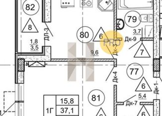 Продам 1-комнатную квартиру, 38.9 м2, Воронеж, Центральный район, улица Загоровского, 9/2