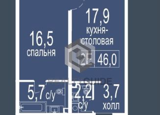 Продажа 2-комнатной квартиры, 46.8 м2, Москва, Большая Черёмушкинская улица, 25с14