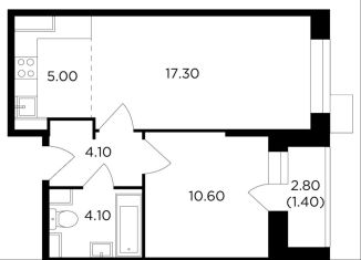 Продаю 2-ком. квартиру, 42.5 м2, Мытищи