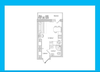 Продается квартира студия, 28.5 м2, поселок Бугры, Тихая улица, 3к2