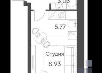 Продается квартира студия, 23.8 м2, Москва, метро Стахановская, Рязанский проспект, 2/2к2