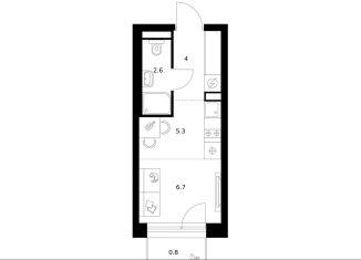 Продаю квартиру студию, 19.4 м2, Зеленоград, 22-й микрорайон, 6.5