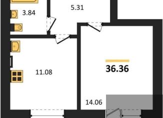 Продается однокомнатная квартира, 36.4 м2, Отрадненское сельское поселение