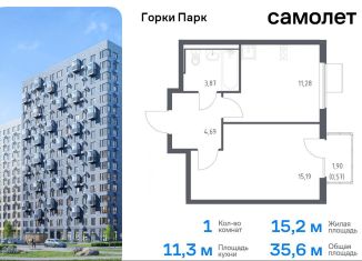 Продажа 1-комнатной квартиры, 35.6 м2, Московская область, жилой комплекс Горки Парк, 6.1