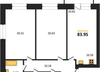 Продам 2-комнатную квартиру, 84 м2, Воронежская область, Кленовая улица, 3