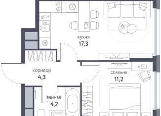 Продаю однокомнатную квартиру, 37 м2, Москва, Тагильская улица, 2к1