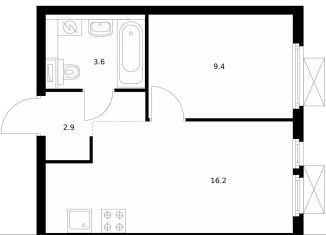 Продажа 1-комнатной квартиры, 32.1 м2, Москва, жилой комплекс Митинский Лес, 2.4, район Митино