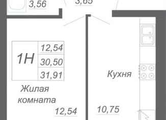 1-ком. квартира на продажу, 31.9 м2, село Осиново