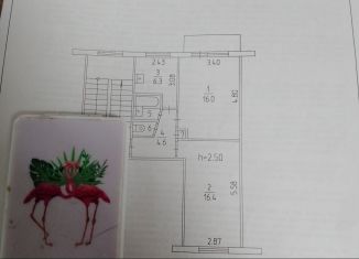 Продается 2-комнатная квартира, 45 м2, Пермь, улица Генерала Черняховского, 86