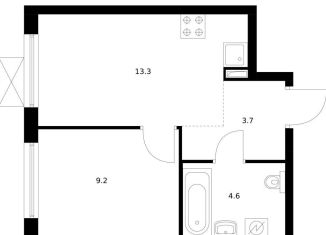 Продам 1-ком. квартиру, 30.8 м2, Екатеринбург, метро Ботаническая, жилой комплекс Утёс, к3