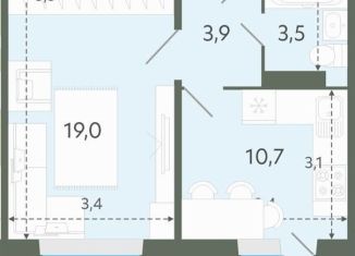 1-ком. квартира на продажу, 37.1 м2, Новосибирск, Спортивная улица, 37