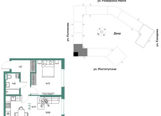 Продажа 2-комнатной квартиры, 47.8 м2, Москва