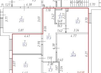 Продается 3-комнатная квартира, 92.4 м2, Улан-Удэ, улица Трубачеева, 155А