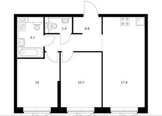 Продаю 2-ком. квартиру, 50.8 м2, Москва, Кавказский бульвар, 51к2