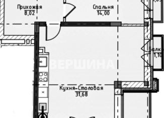 Продается 1-ком. квартира, 73.5 м2, Кисловодск, Виноградная улица, 3