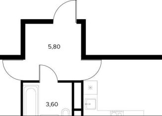 Продаю 1-комнатную квартиру, 42.4 м2, Краснодарский край