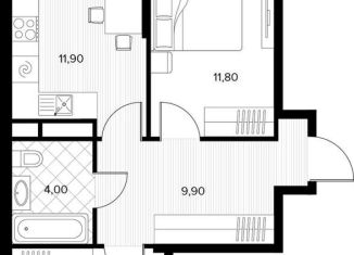 2-ком. квартира на продажу, 51.6 м2, село Сукко