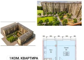 Продажа 1-комнатной квартиры, 55.5 м2, Нальчик, улица Шарданова, 48, ЖК Белые Паруса