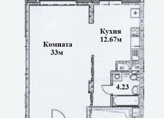 Продается однокомнатная квартира, 55 м2, Москва, Балаклавский проспект, 15, ЖК Балаклавский Проспект